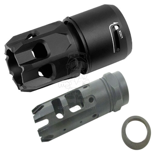 5KU Strike Ind. SI Oppressor KingComp Flash Hider Set by 5KU