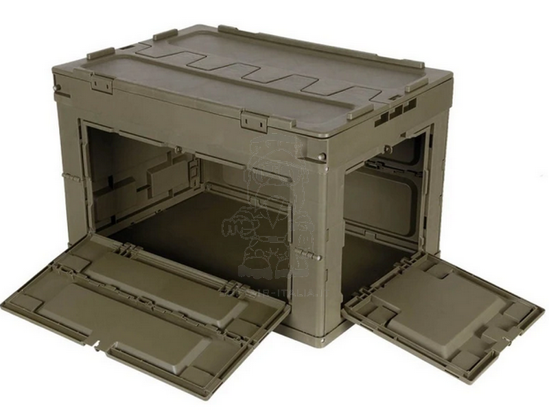 60L Foldable Plastic Box - Crate 60 Liters Capacity 60 x 41 x 39cm.