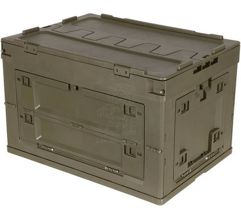60L Foldable Plastic Box - Crate 60 Liters Capacity 60 x 41 x 39cm.