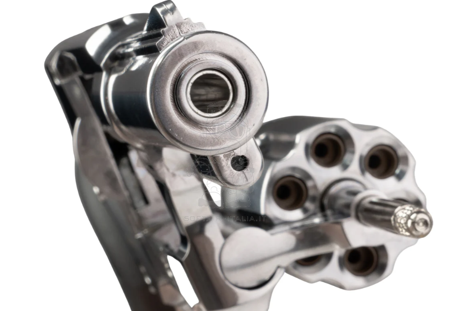 731 Sheriff M36 2.5inch Co2 Revolver Chrome Version w. Black Grips by Gun Heaven
