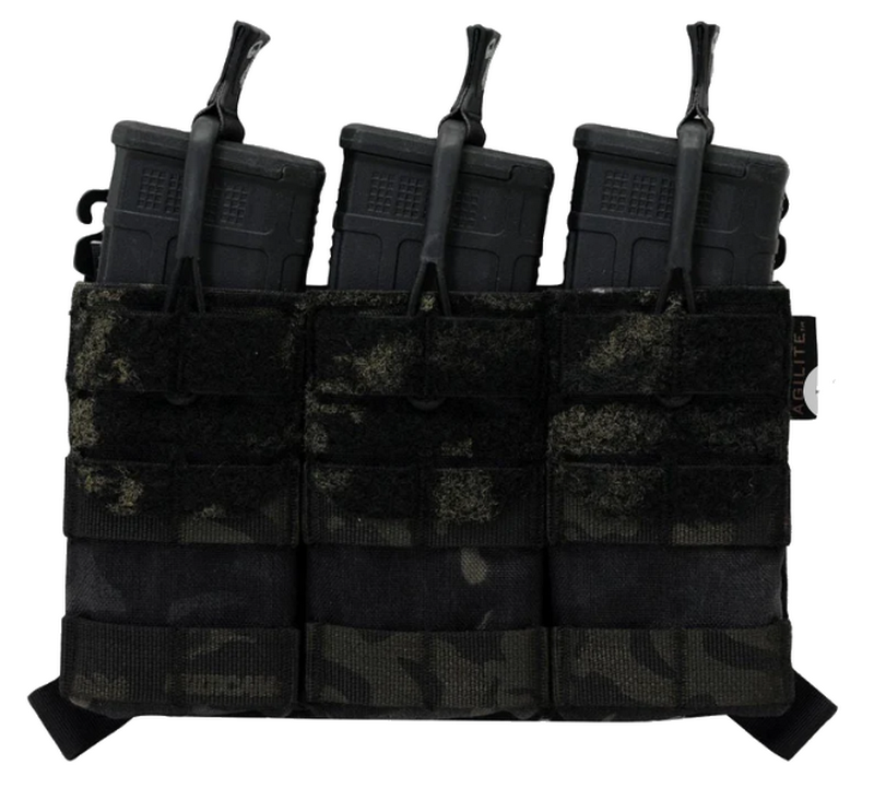 AGILITE AG3 Placard Triple Mag Pouch Multicam Black by AGILITE