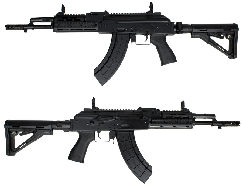 AK74 TRAX1 SI Type KeyMod Folding Stock AEG by Cyma