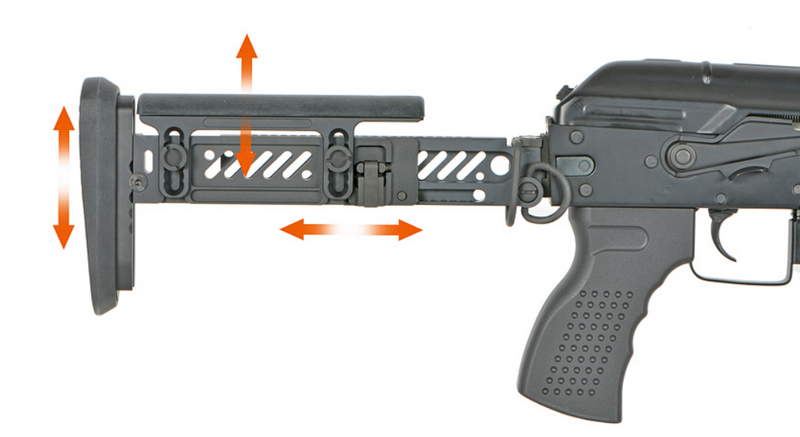 AKS-74U Krinkov Mosfet High Speed Tactical Folding Stock AEG by Cyma