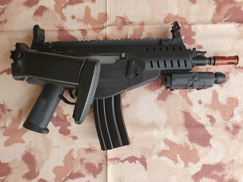 Beretta ARX 160 Elite Shorty Folding Retractable Stock EBB Scarrellante by Umarex