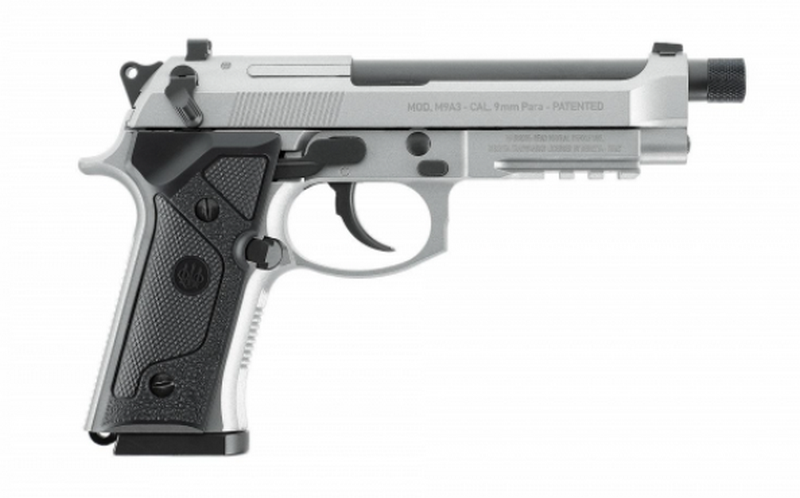 Beretta M9A3FM Stainless Steel Version Original Markings Full Metal Co2 Blow Back by KWC > Beretta > Umarex