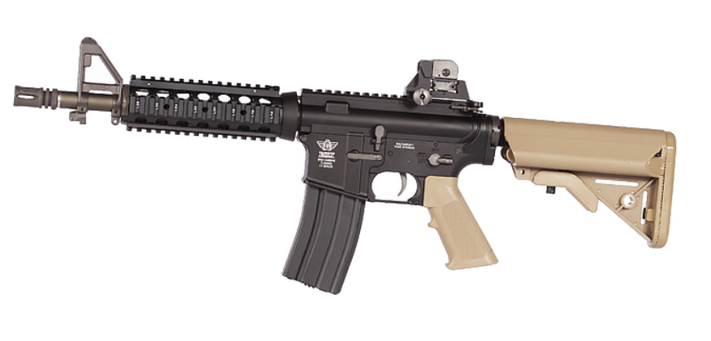 Bolt Airsoft B4 - M4 Sopmod Shorty BRSS DE Dula Colr Tan by Bolt Airsoft