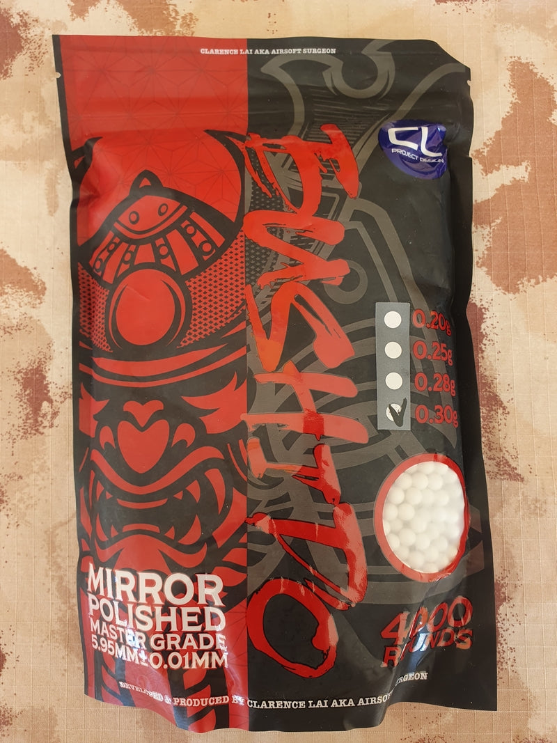 Bushido Master Grade 0.30bb 1.120Kg x 4000pcs by CL Project Design