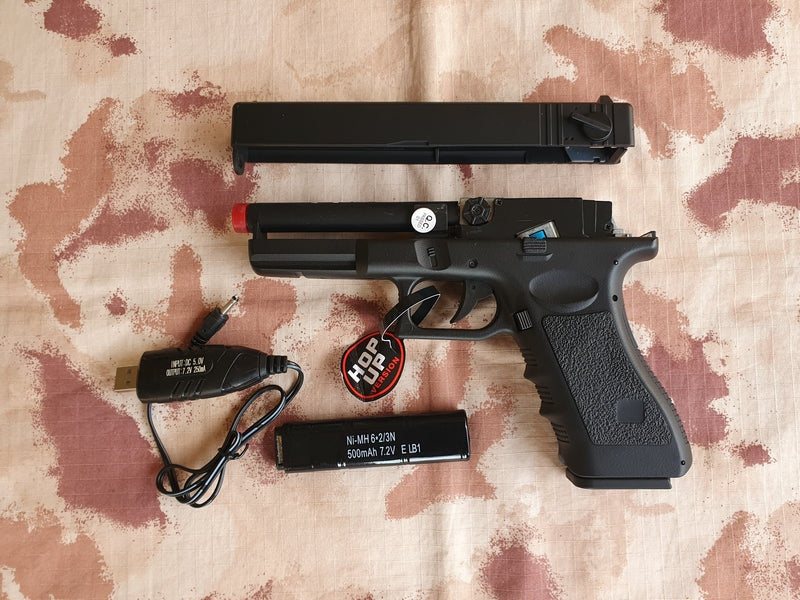 CYMA G18c Type AEP Air Electric Pistol Full Auto 3° Version by Cima