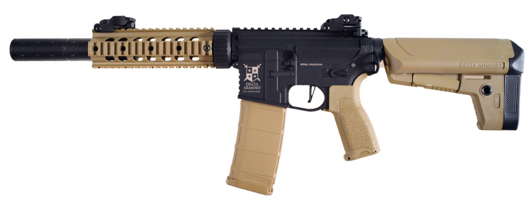Delta Armory AR15 - M4 SilentOps 7inch Charlie Dual Tone by by Delta Armory