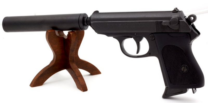 Denix PPK "007 James Bond" 1931 Semi Automatica con Silenziatore Replica Inerte by Denix