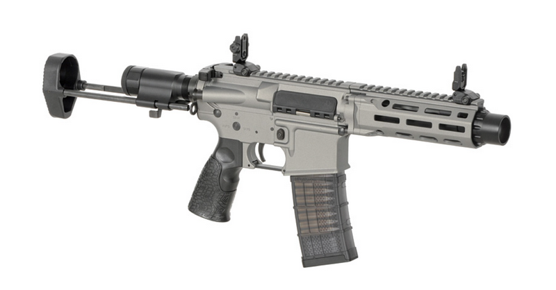 EMG Daniel Defense PDW DDM4 SBR Mosfet Grey Version AEG by Cyma Platimum EMG