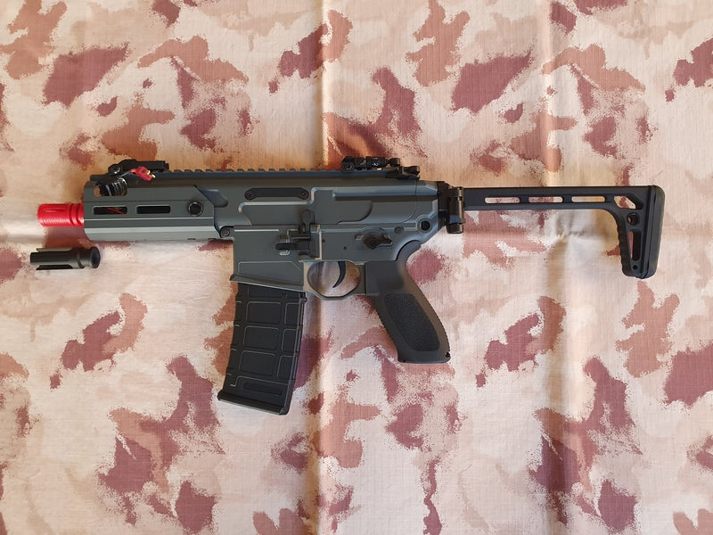 E&C MCX Rattler 4.8" Type Full Metal Replica ETU Grey Version AEG by E&C