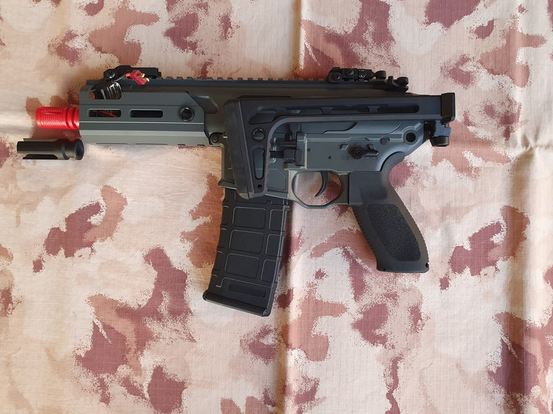 E&C MCX Rattler 4.8" Type Full Metal Replica ETU Grey Version AEG by E&C