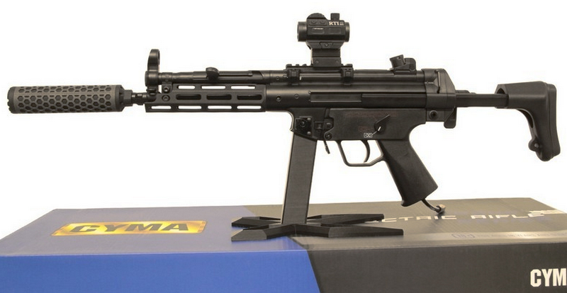 Espositore Stand Supporto Red Rosso AEG e Reali 9mm. by softair-italia.it