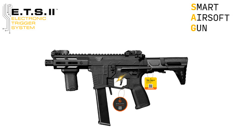 Evolution Reaper XS 9mm.EMR PDW Carbontech ETS by Evolution Airsoft ETS