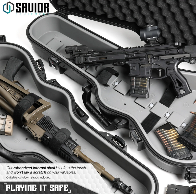 Fiddle Master IP67 Rifle - Pistol Har Case Custodia AEG - Armi a Forma di Violino by SAVIOR Equipment