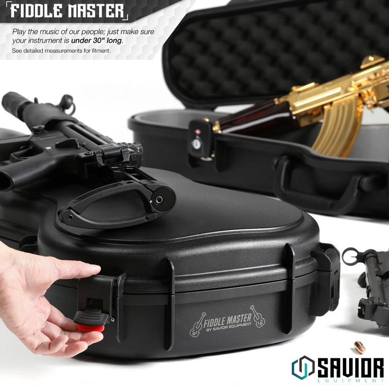 Fiddle Master IP67 Rifle - Pistol Har Case Custodia AEG - Armi a Forma di Violino by SAVIOR Equipment