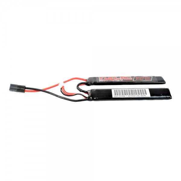 Li-Po Battery Batteria 7.4v. x 1600mAh 20C Nunchuck (2x) 120 x 5 x 6mm. by Fuel RC