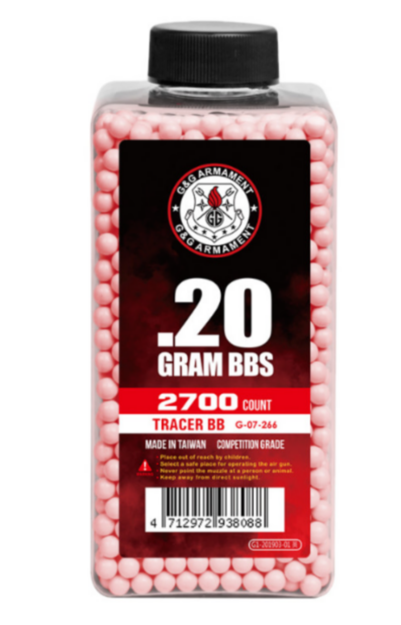 G& GG-07-266 Tracer 0,20 Red bb 2700pcs Rossi by G&G