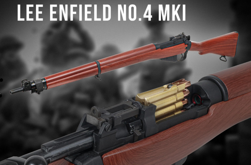 G&G Lee Enfield Gas Rifle No.4 MK.1 LE4 Mk l-P Full Metal by G&G