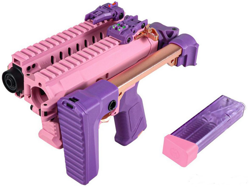 G&G Pink FAR9 Rapid Folding PCC AEG Rifle by G&G