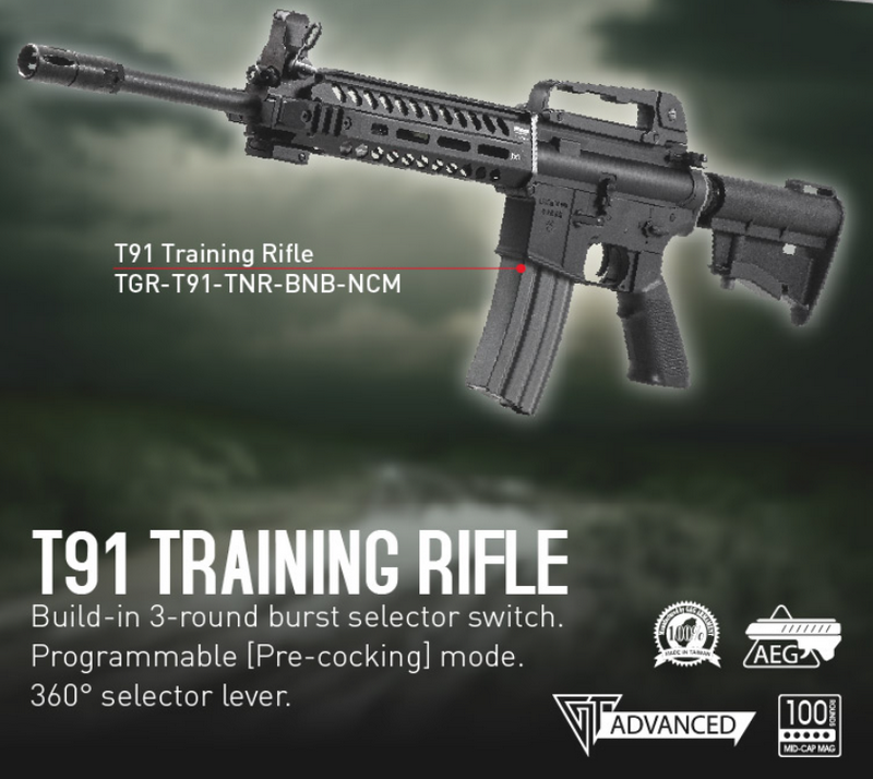 G&G T91 Taiwanese Army Training Rifle M4 - AR15 Type ETU - Mosfet 2.0 by G&G