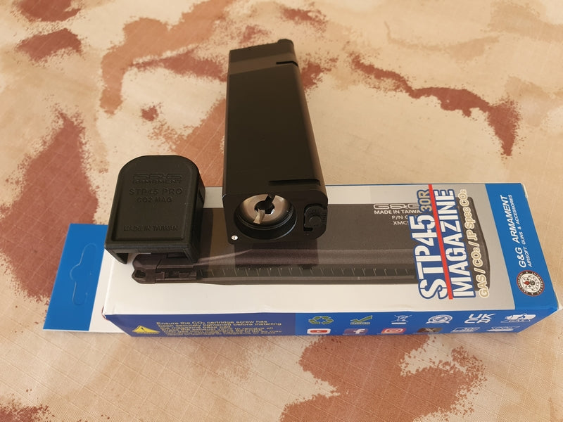 G&G STP45 Co2 Airsoft Pistol 30bb Magazine Caricatore Hi-Capa Tokyo Marui & Similars Compatible by G&G