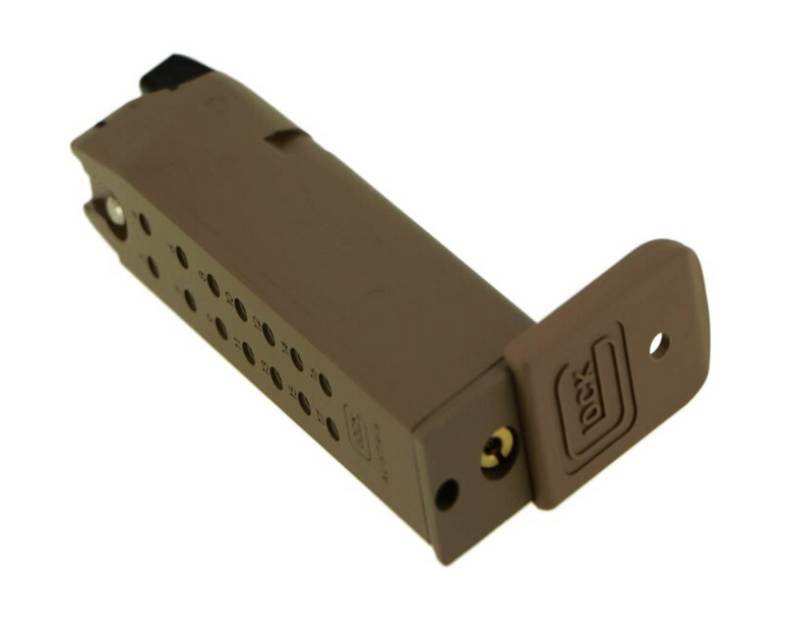 Glock 17 Gen. 5 French Coyote Tan Edition 22bb Gas Magazine by VFC - Umarex