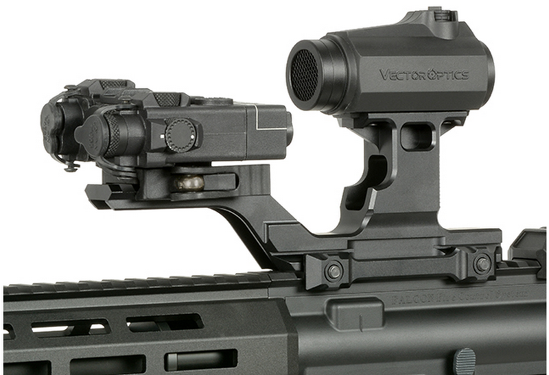 Hydra Type T1 - T2 - T3 High Mount for Red Dot & PEQ by WADSN