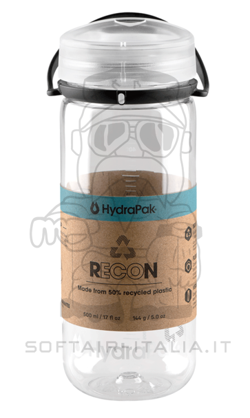 Hydrapak RECON 500ml - 17oz Eco-Friendly Hydration by Hydrapak
