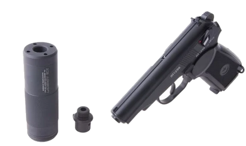 ICS Makarov BLE-PM2 Silencer Metal Slide Co2 NBB by ICS