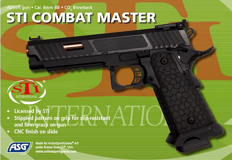 John Wick 3 STI Licensed 2011 Combat Master GBB by ASG