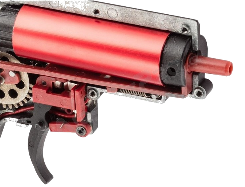 Lancer Tactical DMR LT-32 Semi - Auto Only Tan Dual - Color AEG by Lancer Tactical