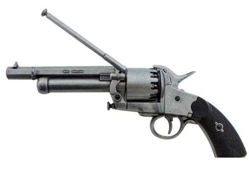 LeMat Confederate Revolver .41 Caliber-20 Guge Real Replica by Denix