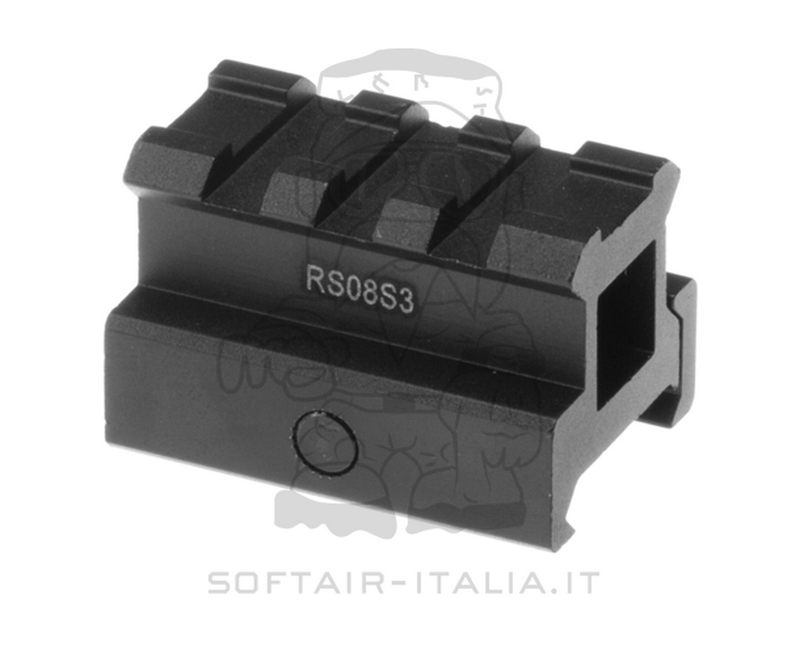 Leapers - UTG 3 Slot Twist Lock Riser Mount Medium Profile Rialzo Picatinny Weaver by Leapers - UTG