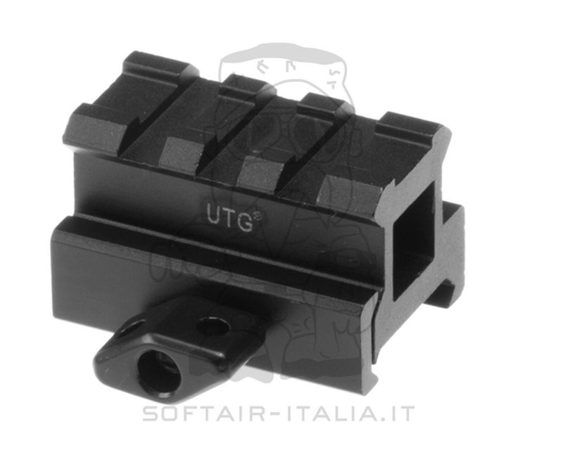 Leapers - UTG 3 Slot Twist Lock Riser Mount Medium Profile Rialzo Picatinny Weaver by Leapers - UTG