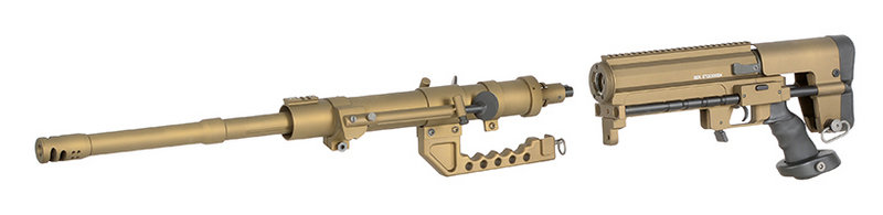 M200 Type ST200 Full Metal Sniper Spring Bolt Action Rifle Tan Version with Hard Case by S&T