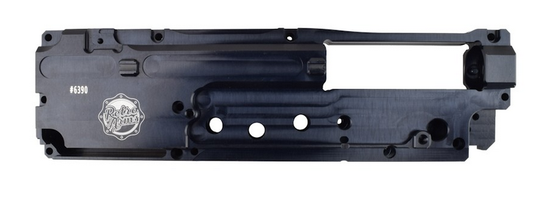 M249 - PKM - GPMG 8mm. CNC - QSC Gear Box Cambio Molla Rapido Black Version by RetroArms