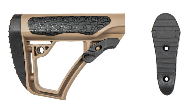 M4 - M16 DD Style HM0374 Polymer Exchangeable Stock Tan by Double Bell