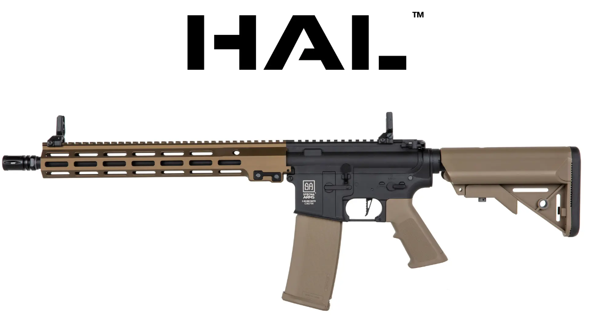 M4 SA-C22 Chaos Bronze Rail Dual Color CORE HAL ETU AEG by Specna Arms