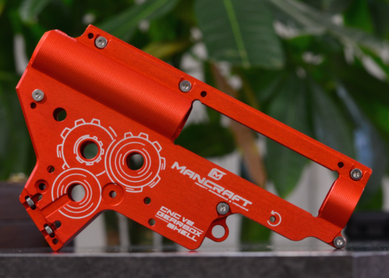 MANCRAFT 8mm. V2 CNC GearBox QSC Quick Spring Change by MANCRAFT