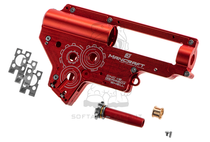 MANCRAFT 8mm. V2 CNC GearBox QSC Quick Spring Change by MANCRAFT