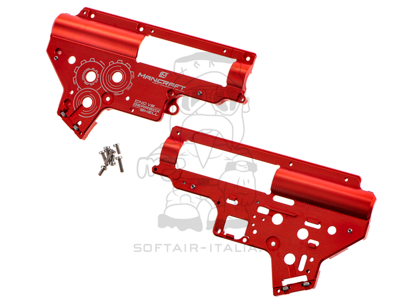 MANCRAFT 8mm. V2 CNC GearBox QSC Quick Spring Change by MANCRAFT