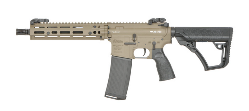 MK18 RIII Daniel Defense 10.3inch FDE Flat Dark Earth Mosfet E-Edition & High-Speed by EMG Cyma Platinum
