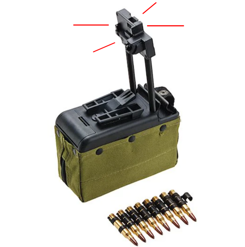 MK46 MOD0 LMG Battleworn FN Herstal Licensed T8 X SP System Dark Earth AEG by A&K