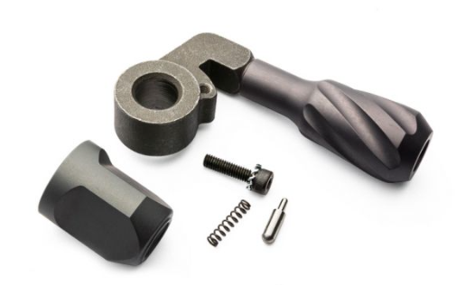 Maple Leaf Left Hand VSR-10 Twisted Solid Bolt Handle With End Cap by Maple Leaf