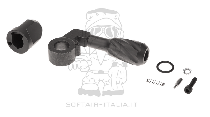 Maple Leaf Left Hand VSR-10 Twisted Solid Bolt Handle With End Cap by Maple Leaf