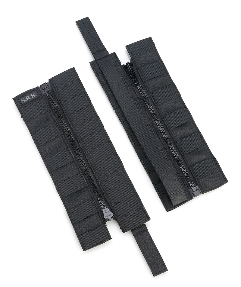 Molle Zip Interface for Backpack Black by S.O.D. GEAR for Special Operator