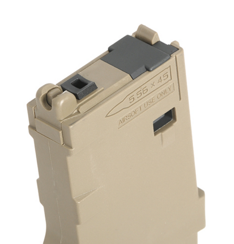 NOVESKE N4 MWS Gen3 GBB 35bb Low Cap Gas Magazine Tan by EMG Double Bell