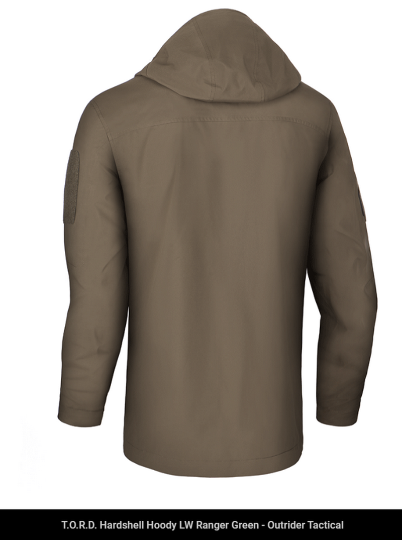 Outrider Tactical T.O.R.D.Hardshell Hoody LW Ranger Green by Outrider Tactical